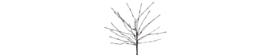 LED illuminated trees