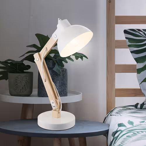 Tischleuchte mit beweglichem Spot